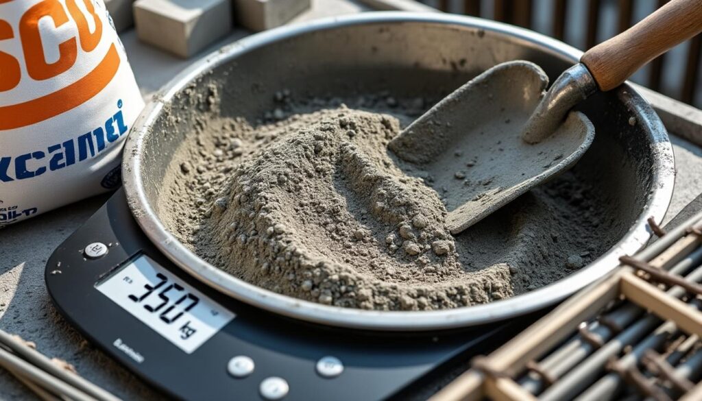 référentiel technique pour le dosage béton 350 kg avec mélange sable gravier, idéal pour les petits ouvrages en milieu urbain, garantissant durabilité et qualité.