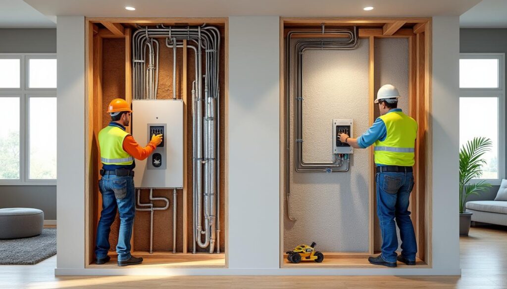 découvrez quand réaliser les travaux d'électricité avant ou après l'isolation pour optimiser le séquençage des interventions et maximiser la performance énergétique de votre logement.