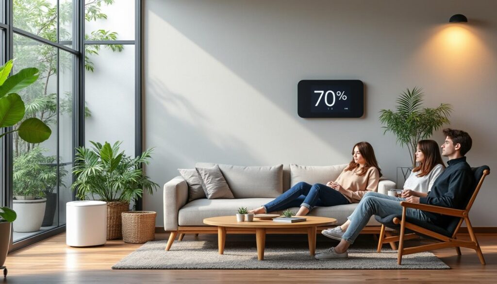 découvrez l'impact d'un taux d'humidité de 70 % dans les maisons sur la santé, le confort thermique et la qualité de l'air intérieur, spécialement dans les logements denses.