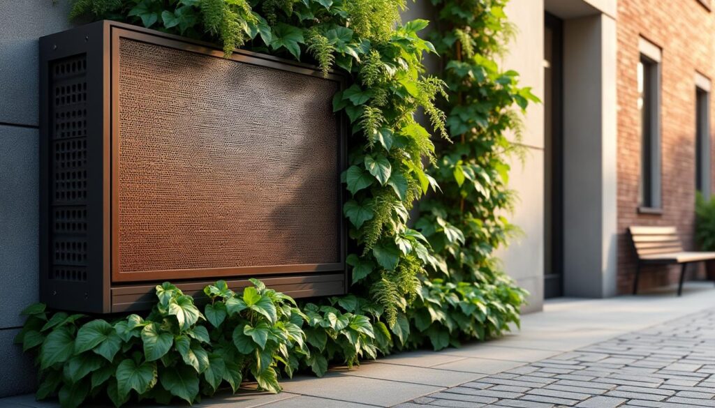 apprenez à fabriquer un cache climatiseur extérieur alliant esthétisme et réduction acoustique, parfaitement intégré dans le tissu urbain pour un environnement harmonieux.