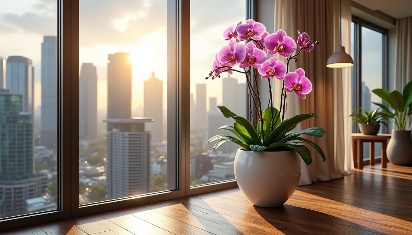 découvrez comment un grand bac pour orchidées peut transformer votre intérieur urbain dense en un havre de bien-être grâce à une végétalisation élégante et facile à entretenir.