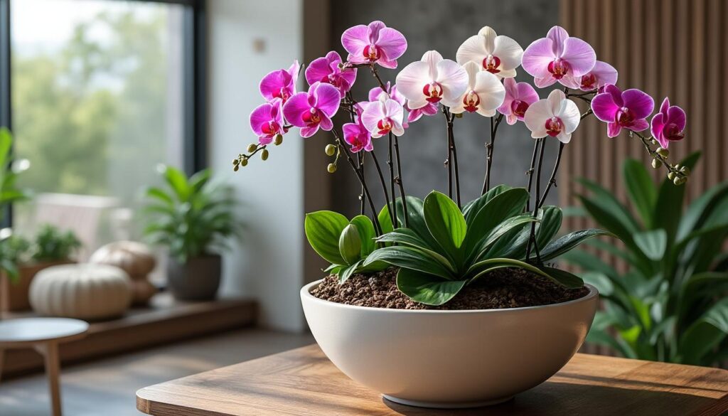 découvrez comment un grand bac pour orchidées peut transformer votre intérieur urbain en un havre de bien-être grâce à une végétalisation élégante et pratique.