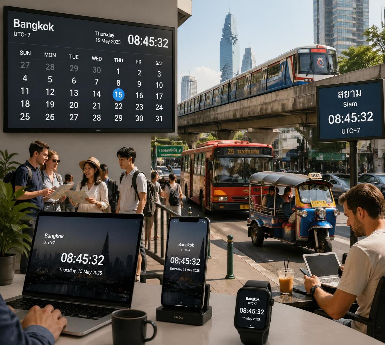 découvrez l'heure actuelle en thaïlande, son fuseau horaire utc+7, le décalage avec votre pays et les outils pratiques pour ne jamais manquer un rendez-vous.
