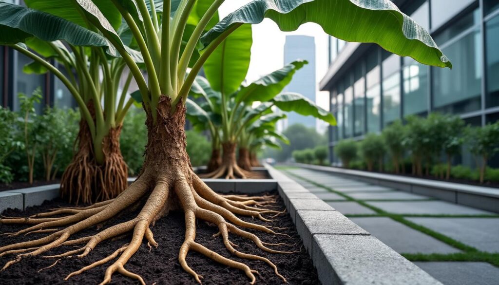 découvrez le comportement des racines du bananier en milieu urbain tempéré et leur intégration optimale dans les aménagements paysagers pour un environnement harmonieux et durable.