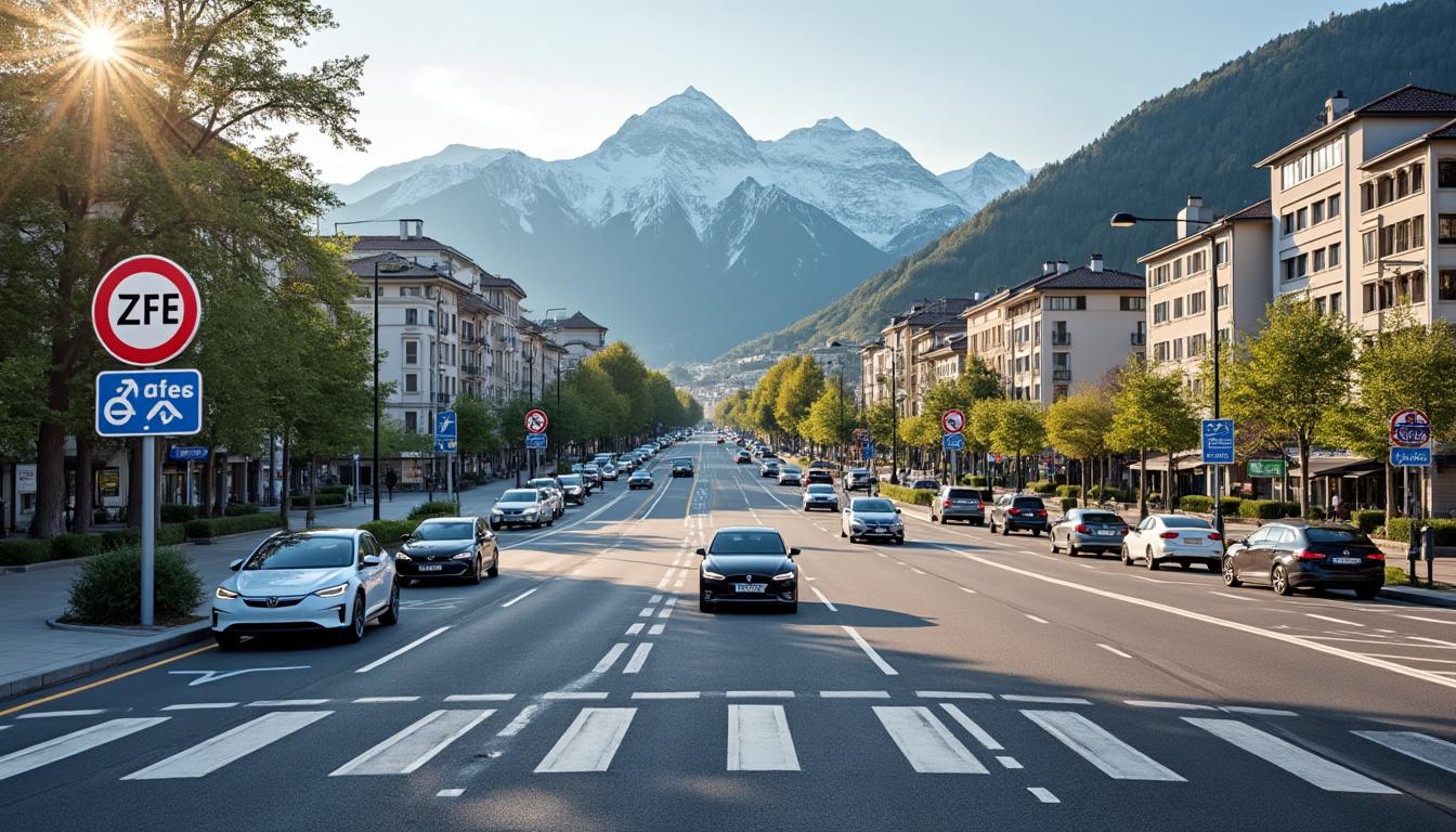 découvrez les zones concernées par la zone à faibles émissions (zfe) à grenoble et les catégories de véhicules interdits pour améliorer la qualité de l'air.