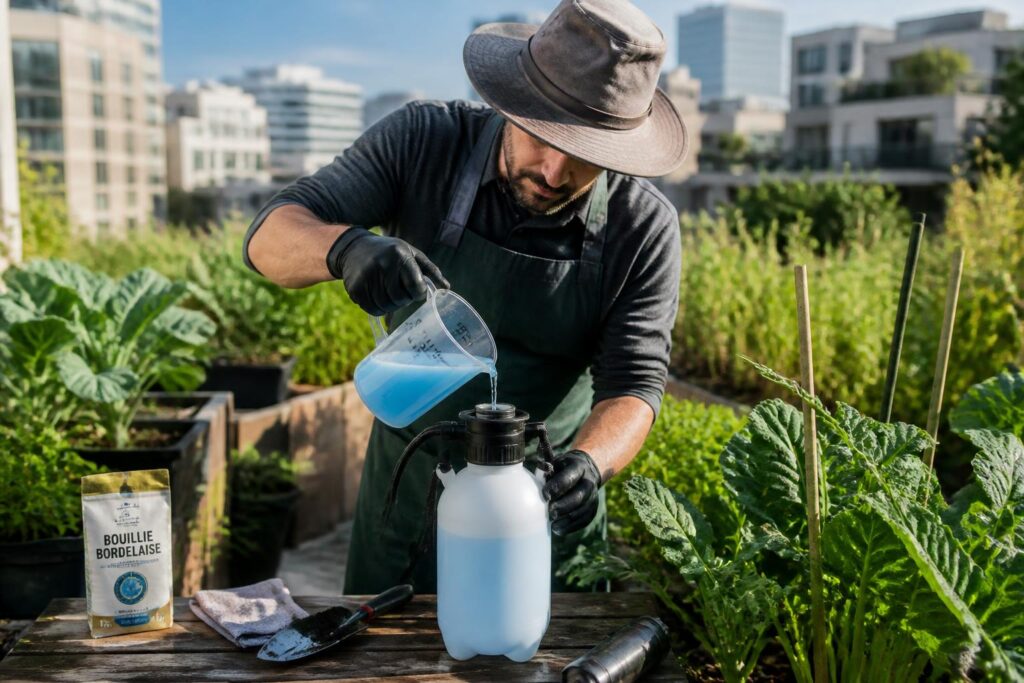 découvrez comment doser correctement la bouillie bordelaise pour 1 litre, avec des conseils pratiques adaptés au jardinage urbain et à l'agriculture de proximité pour protéger vos plantes efficacement.