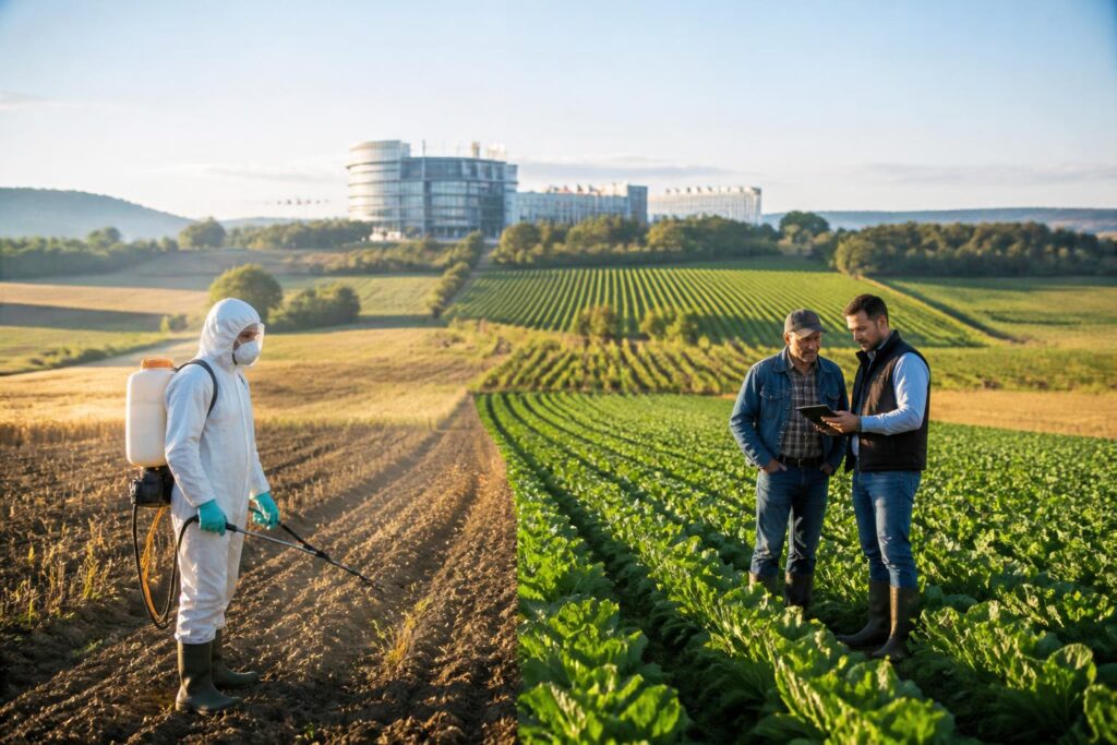 analyse de la politique phytosanitaire européenne sur le glyphosate en espagne et les disparités réglementaires entre les états membres de l'union.