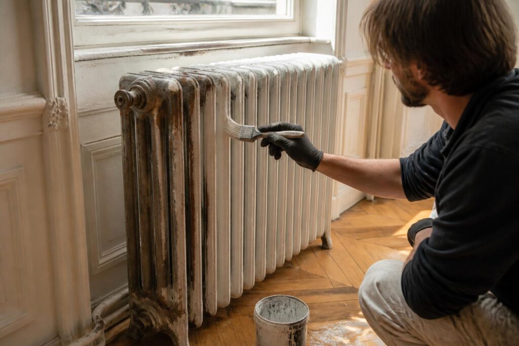 découvrez comment peindre un radiateur en fonte pour réhabiliter le patrimoine chauffant des immeubles haussmanniens et anciens, alliant esthétique et préservation historique.