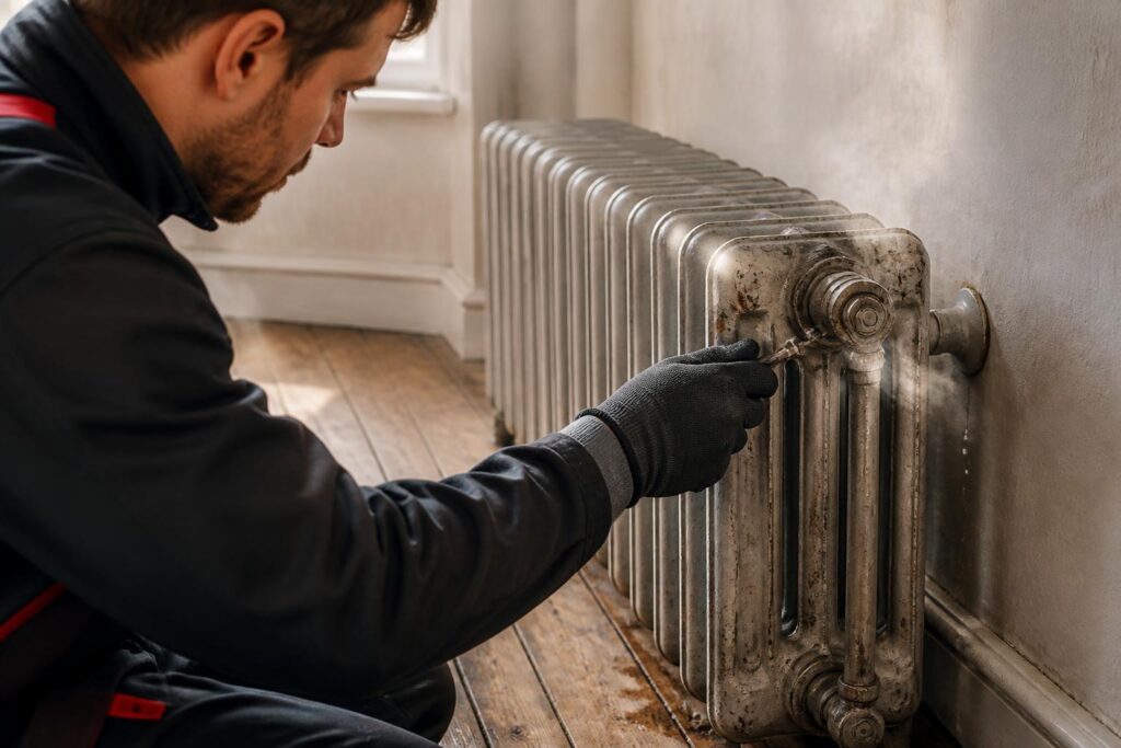 découvrez comment purger un radiateur en fonte pour assurer la maintenance efficace de votre chauffage ancien et améliorer la performance énergétique de votre installation.