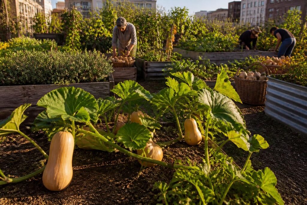 découvrez le calendrier idéal pour récolter les butternut dans votre potager urbain ou jardin partagé et profitez de fruits savoureux au bon moment.