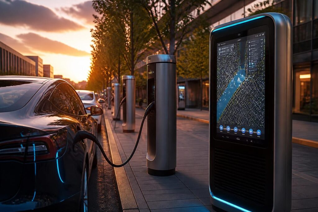 découvrez les meilleurs outils et cartes pour trouver une borne de recharge autour de vous en 2026, facilitant vos déplacements en véhicule électrique.